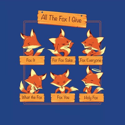 All The Fox I Give by Tobias Fonseca metal wall art