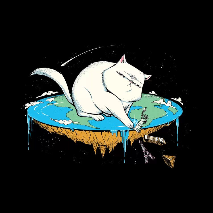 Flat Earth Cat