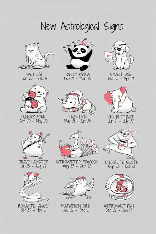 New Astrological Signs Cute