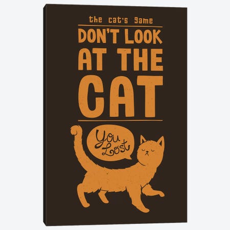 The Cat's Game Canvas Print #TFA621} by Tobias Fonseca Canvas Art Print