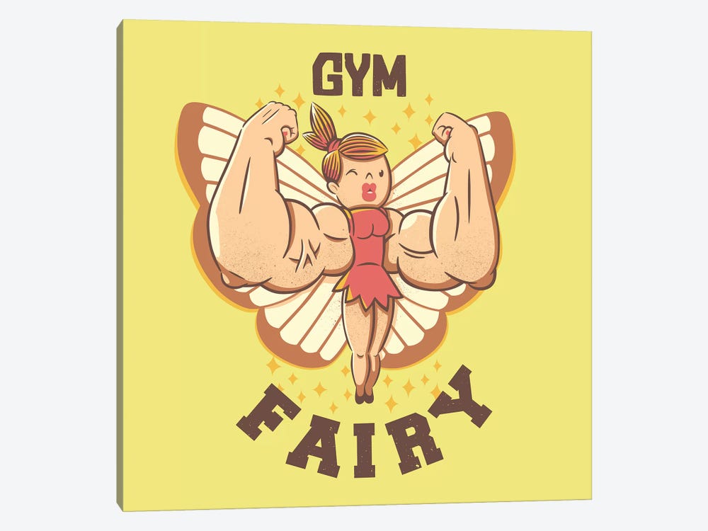 Gym Fairy by Tobias Fonseca 1-piece Art Print