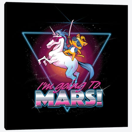 I'm Going To Mars! Canvas Print #TFA632} by Tobias Fonseca Canvas Art