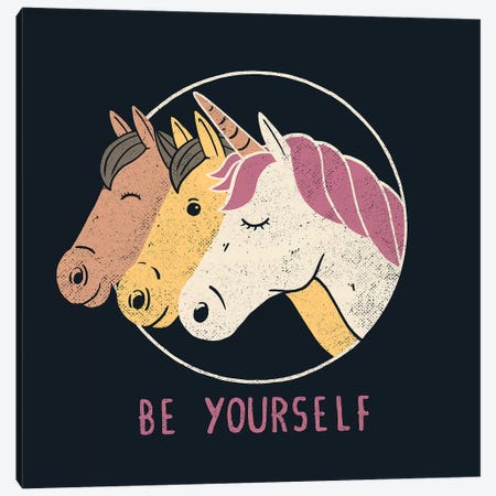 Be Yourself Canvas Print #TFA636} by Tobias Fonseca Canvas Art Print