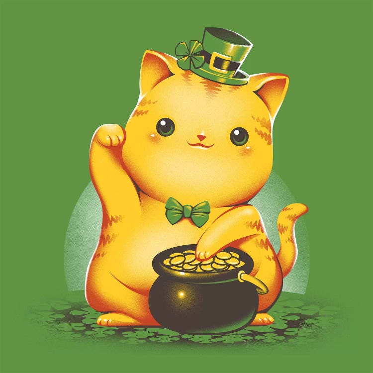 Irish Lucky Cat