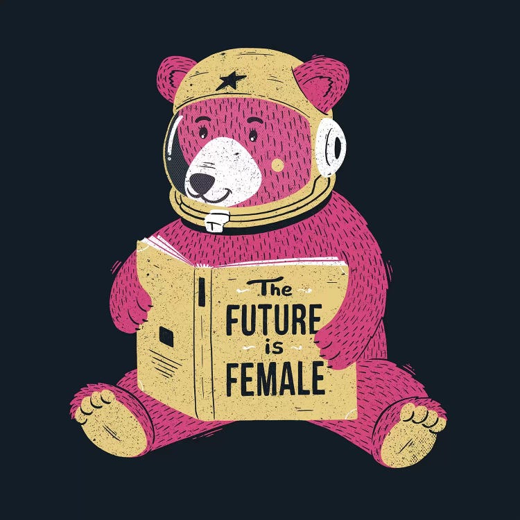 The Future Is Female by Tobias Fonseca wall art
