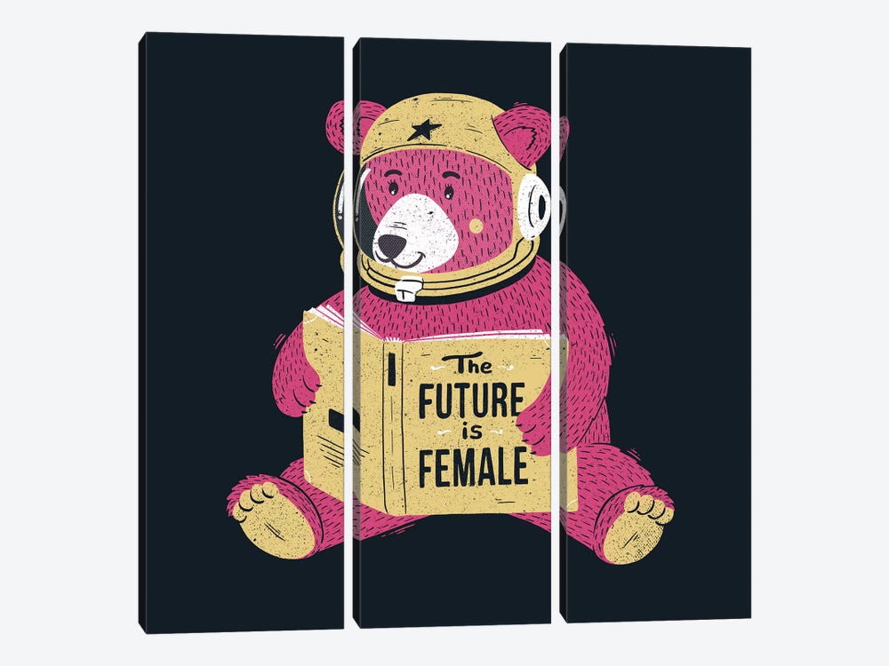 The Future Is Female by Tobias Fonseca 3-piece Canvas Art