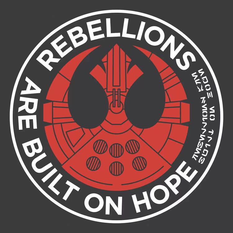 Rebellions Are Built On Hope by Tobias Fonseca wall art