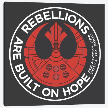 Rebellions Are Built On Hope Canvas Print #TFA662} by Tobias Fonseca Canvas Art Print