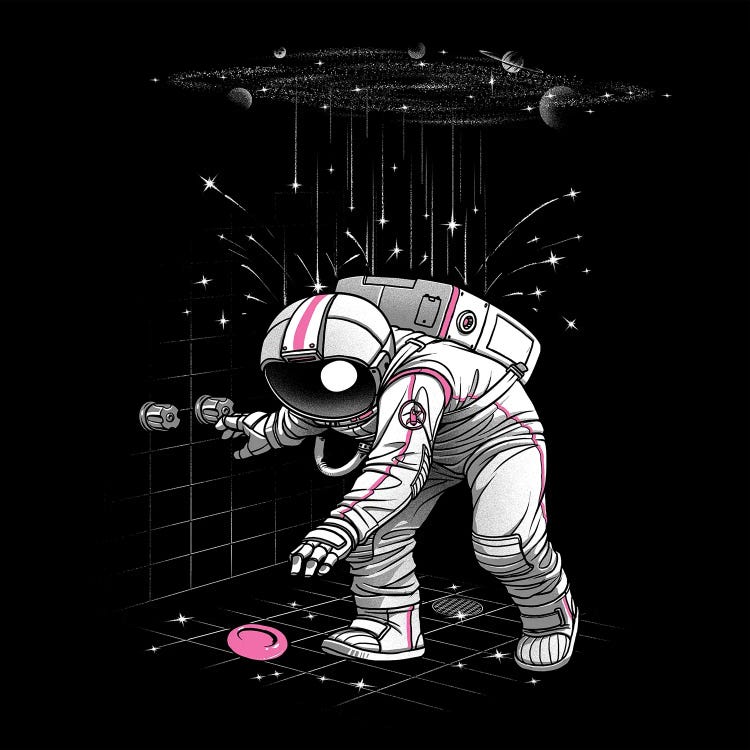 Meteor Shower Astronaut