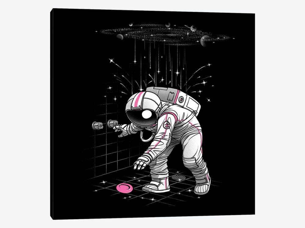 Meteor Shower Astronaut by Tobias Fonseca 1-piece Canvas Print