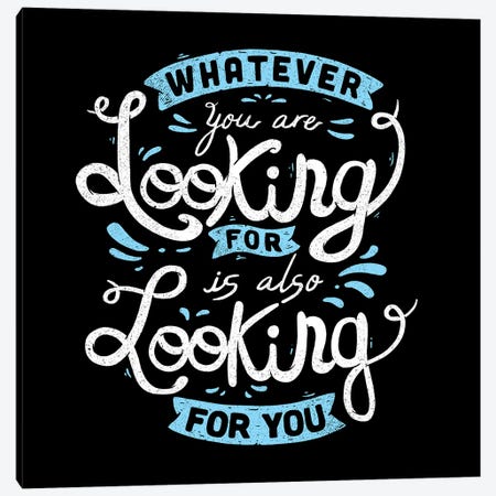 Whatever You Are Looking For Is Also Looking For You Canvas Print #TFA675} by Tobias Fonseca Canvas Art Print