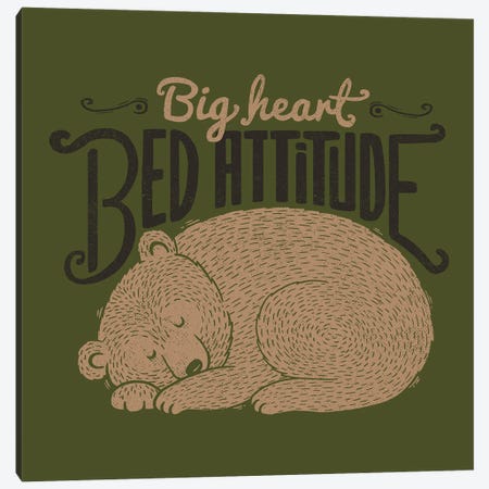 Big Heart Bed Attitude Canvas Print #TFA697} by Tobias Fonseca Canvas Print