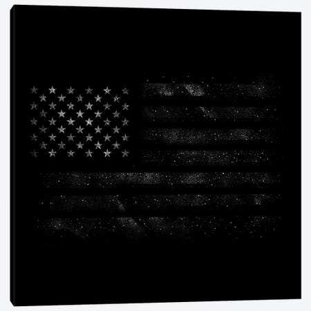 American Flag Canvas Print #TFA702} by Tobias Fonseca Canvas Wall Art