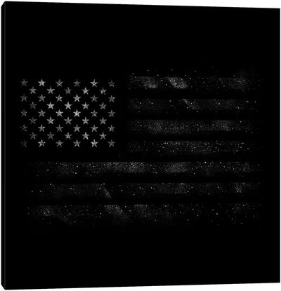 American Flag Canvas Art Print - Tobias Fonseca