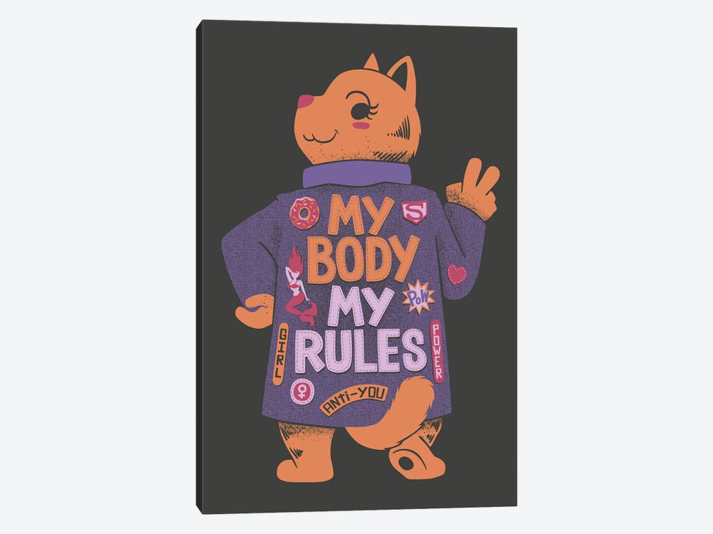 My Body My Rules by Tobias Fonseca 1-piece Canvas Art Print