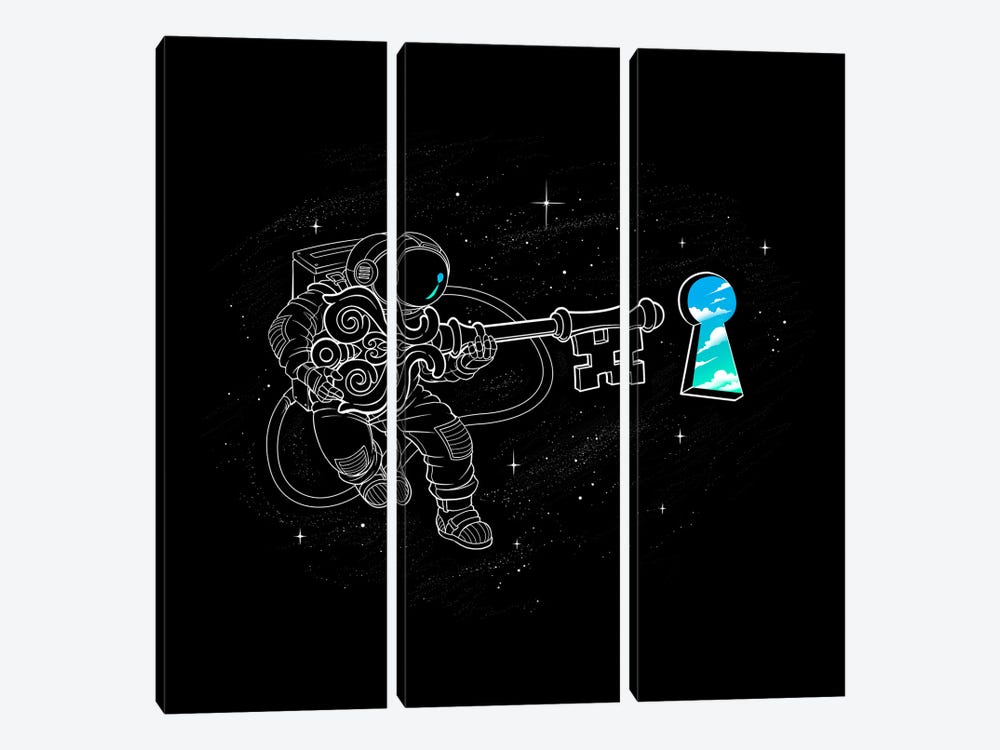 Astral Key by Tobias Fonseca 3-piece Canvas Print