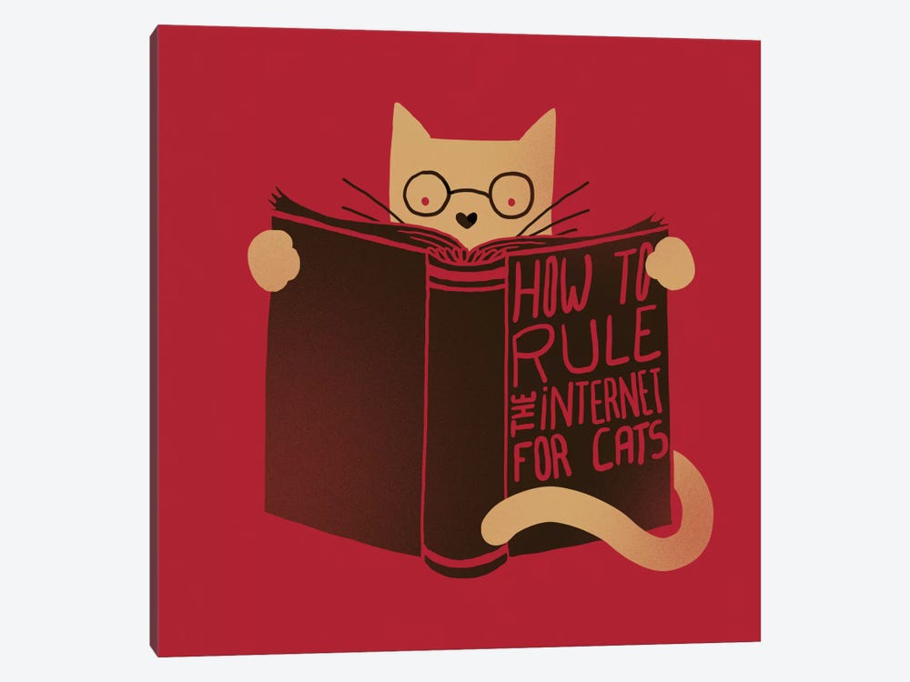 How To Rule The Internet For Cats by Tobias Fonseca 1-piece Canvas Art