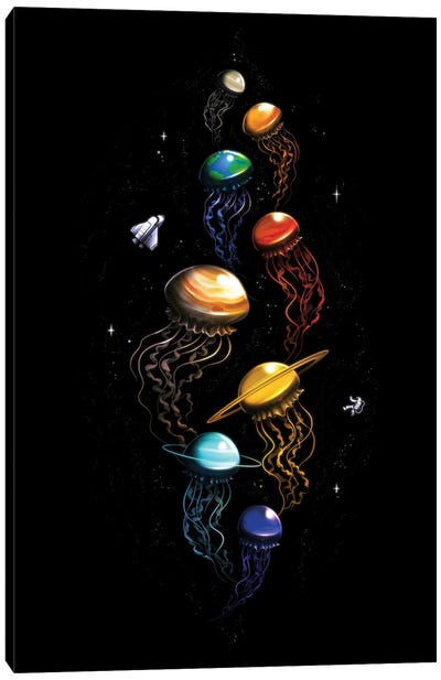 Univer-Sea Canvas Art Print - Sci-Fi Planet Art