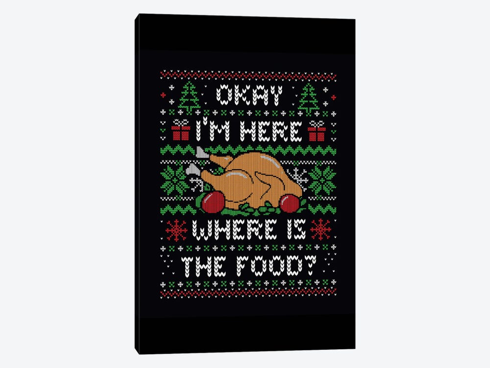 I'm Here Where Is The Food by Tobias Fonseca 1-piece Canvas Art Print