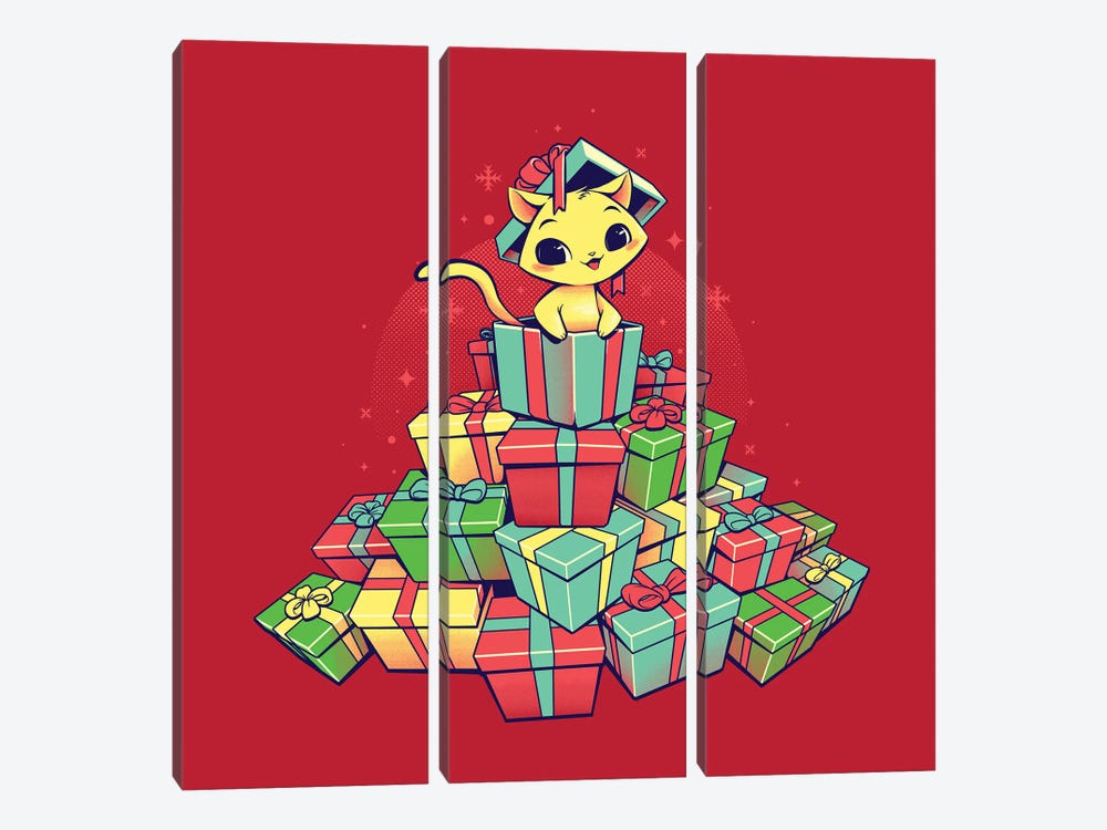 Tons Of Xmas Gifts by Tobias Fonseca 3-piece Canvas Print