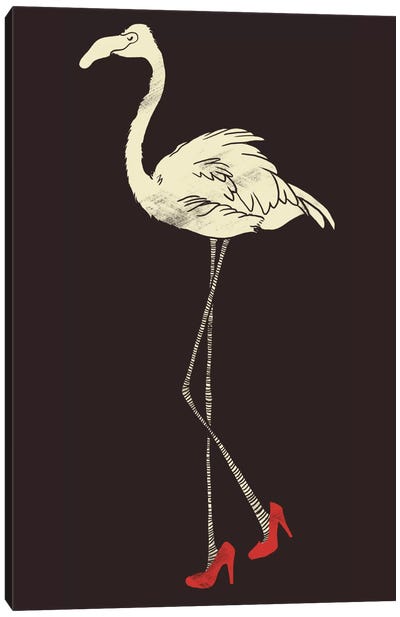 Im Fabulous Canvas Art Print - Flamingo Art