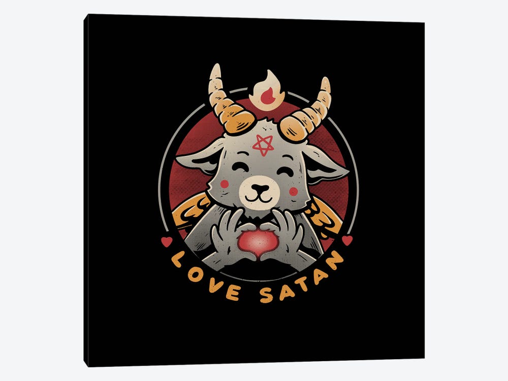 Love Satan by Tobias Fonseca 1-piece Canvas Art