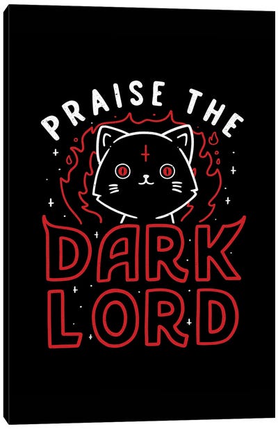Praise The Dark Lord Canvas Art Print - Tobias Fonseca