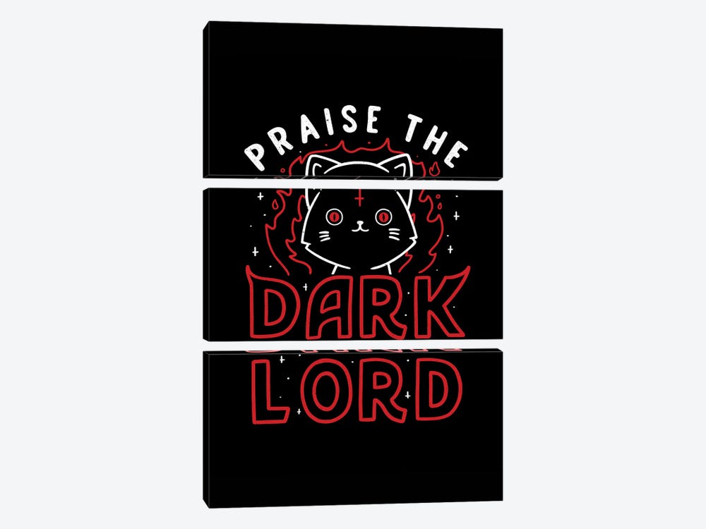 Praise The Dark Lord by Tobias Fonseca 3-piece Canvas Print