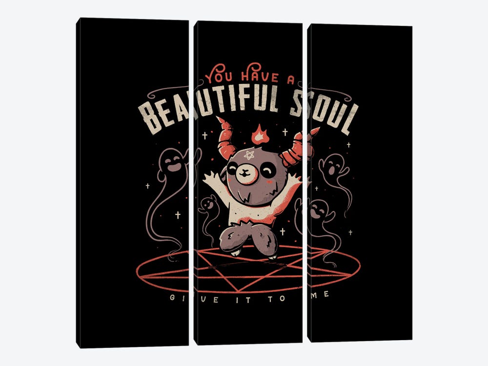 You Have A Beautiful Soul by Tobias Fonseca 3-piece Canvas Artwork