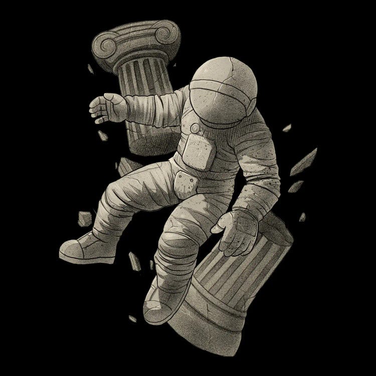 Greek Marble Astronaut