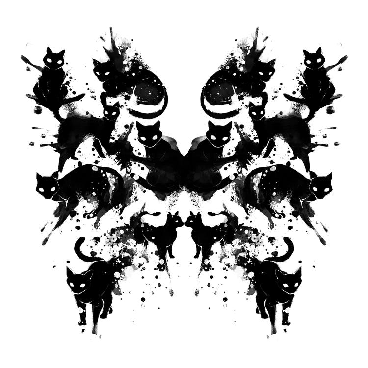 Rorschach Test Cats On My Mind