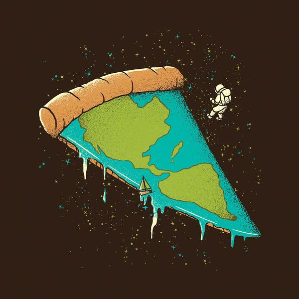 Office Humor: Pizza Earth by Tobias Fonseca