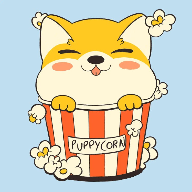 Puppycorn Shiba Movie Popcorn