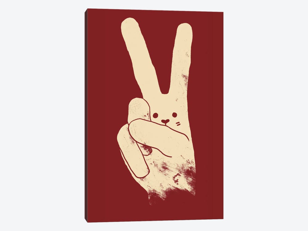Love Peace And Carrots by Tobias Fonseca 1-piece Canvas Artwork