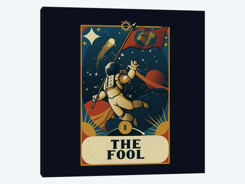 Astronaut Tarot Fool by Tobias Fonseca 1-piece Canvas Art Print