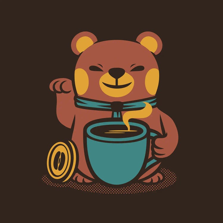 Bear Coffee Manekineko