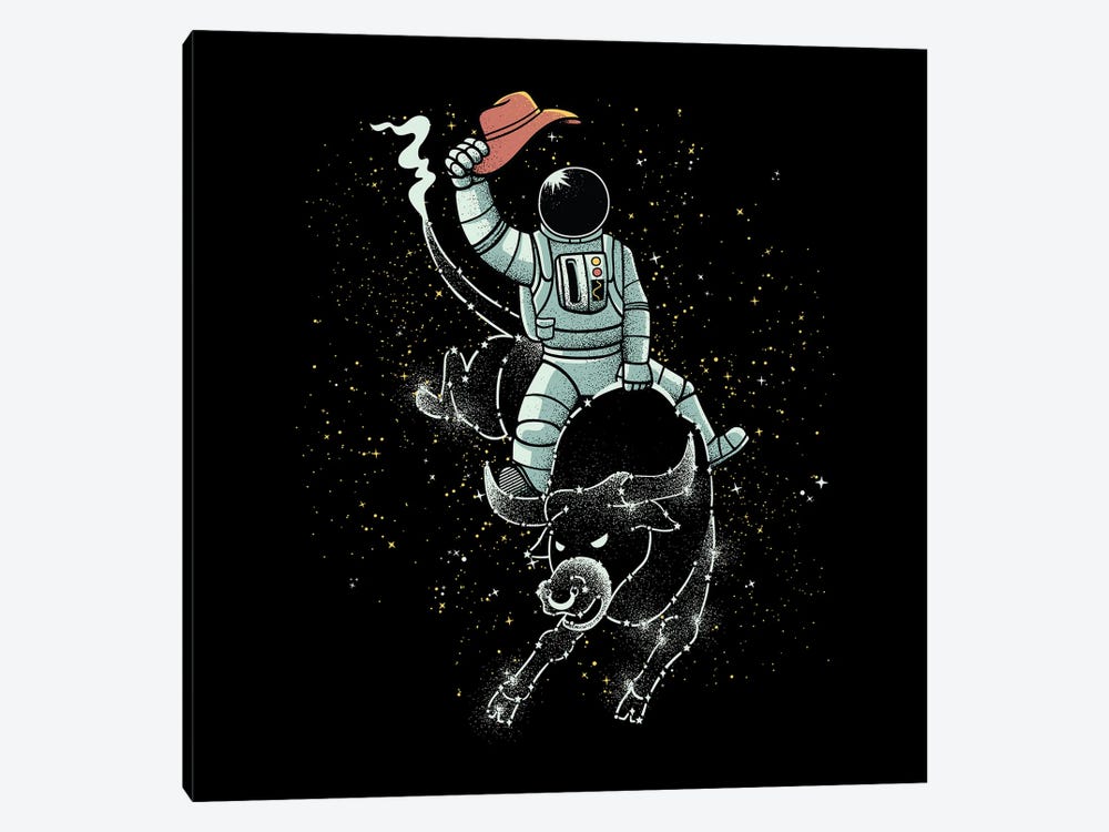 Astronaut Space Cowboy by Tobias Fonseca 1-piece Canvas Art