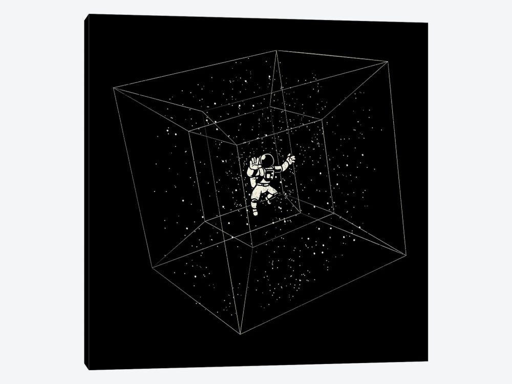 Gravity Tesseract Interstellar by Tobias Fonseca 1-piece Canvas Art Print