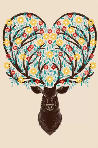 Antlers: Blooming Deer by Tobias Fonseca