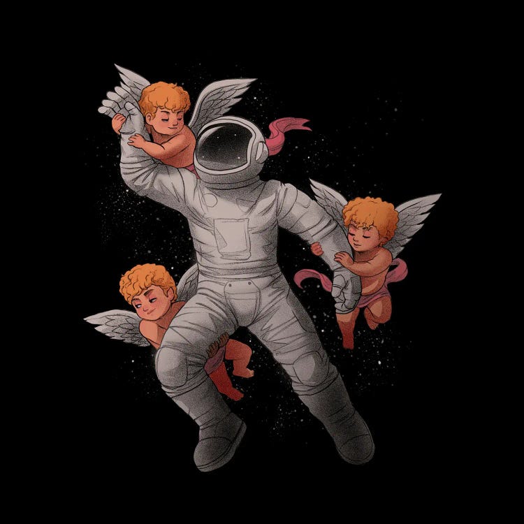 Cherubs Astronaut