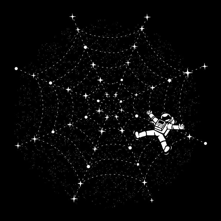 Spiderweb Astronaut Cosmos