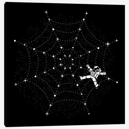 Spiderweb Astronaut Cosmos Canvas Print #TFA974} by Tobias Fonseca Canvas Artwork