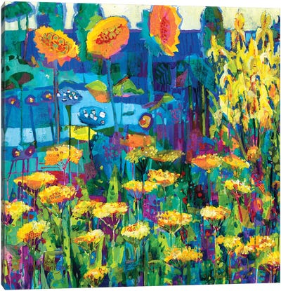 Yellow Garden I Canvas Art Print
