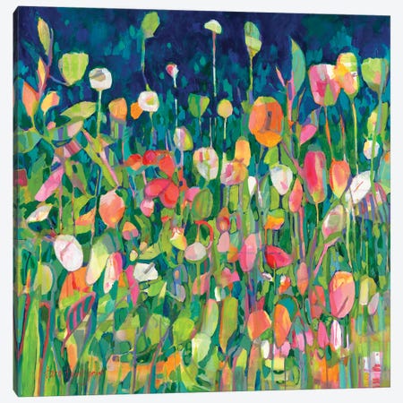 Imagine A Garden Canvas Print #TFG30} by Tara Funk Grim Canvas Art Print