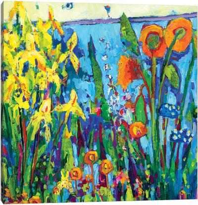Yellow Garden II Canvas Art Print