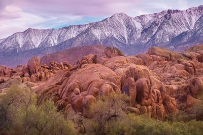 Sierra Nevada Mountains From The Alabama Hills, California by Tim Fitzharris framed wall art