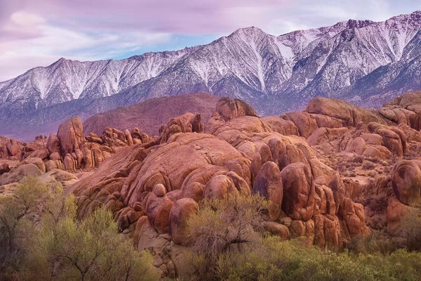 Sierra Nevada: Sierra Nevada Mountains From The Alabama Hills, California by Tim Fitzharris