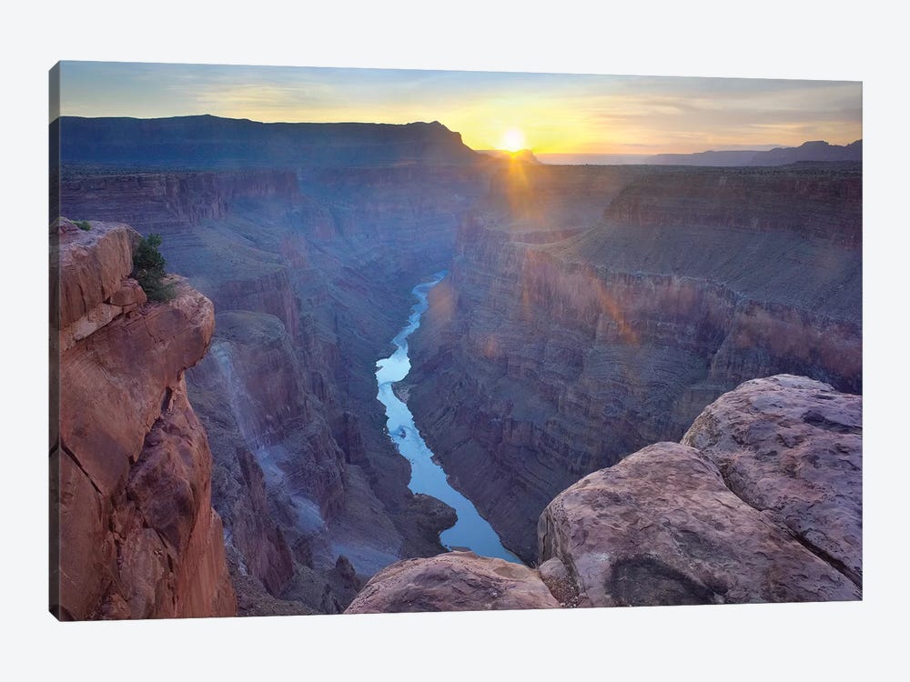 Sunrise As Seen From Toroweap Overlook, Grand Canyon National Park, Arizona by Tim Fitzharris 1-piece Canvas Art Print
