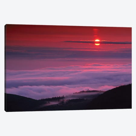 Sunrise At Hurricane Ridge, Olympic National Park, Washington Canvas Print #TFI1047} by Tim Fitzharris Canvas Art