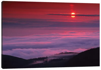 Sunrise At Hurricane Ridge, Olympic National Park, Washington Canvas Art Print